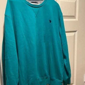U.S. Polo Assn. Turquoise Crewneck Sweatshirt